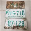 Image 1 : 1968 x3 Saskatchewan Liscence Plate vintage original Sask plate
