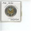 Image 1 : 1921 - 2021 Discovery of Insulin Toonie