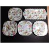 Image 1 : VINTAGE LADY GAY ROYAL ALBERT DISHES SANDWICH PLATES AS SHOWN