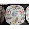 Image 2 : VINTAGE LADY GAY ROYAL ALBERT DISHES SANDWICH PLATES AS SHOWN