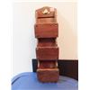 Image 1 : 694 21” TALL WOODEN WALL LETTER HOLDER