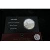 Image 2 : 2005 Golden Rose 50 Cents. Sterling Silver with Gold Plating. Includes certificate of authenticity, 