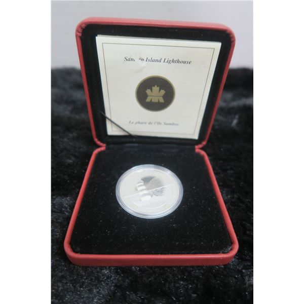 2004 Sambro Island $20. North America’s oldest operating lighthouse. Proof. One ounce .9999 pure Sil