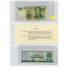 Image 1 : Lot of 2 Chinese notes. 1999 1 Yuan depicting Chairman Mao and 1979 1 Yuan early Foreign Exchange Ce