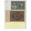 Image 2 : Lot of 2 German notes. 1915 World War I 20 Mark and 1923 100,000 Mark. F & VF.