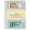 Image 1 : Lot of 2 Mongolia notes. 1993 1 Tugrik and 2005 10 Tugrik. Unc.