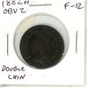 Image 1 : 1882H Canadian Victorian Large Cent. Obverse 2 (double chin). F-12.1884 Thin 4 Low 4 Canadian Victor