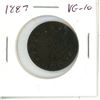 Image 1 : 1887 Canadian Victorian Large Cent. VG-10.