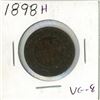 Image 1 : 1898H Canadian Victorian Large Cent. Heaton Mint. VG-8.
