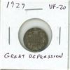 Image 1 : 1929 Silver 10 Cents. First year of the Great Depression. VF-20.