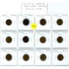 Image 1 : Lot of 12 Canadian George V Small Cents 1920 – 1936. Coins grade F-12 to VF-30.