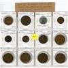 Image 1 : Lot of 12 World War I (1914-1918) coins from Canada, France, Germany & Great Britain.