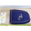 Image 1 : Crown Royal Whiskey purple bag with gold embroidery. For your marble collection.