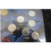 Image 3 : 1992 Canada 125 Set of 13 coins. Includes one 25 cents for each of the 12 provinces and territories 
