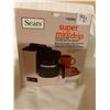 Image 4 : 990 – SEARS SUPER MINI DRIP COFFEE MAKER., WORKING CONDITION. VINTAGE 80S IN ORIGINAL PACKAGING AND 