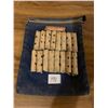 Image 1 : 991 – 17 ROLLS OF PENNIES IN DENIM CASH BAG