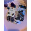 Image 1 : 1025-LOT OF 4 FEATHER EARRINGS
