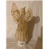 Image 1 : 1031-VINTAGE HAND MADE CROCHETED ANGEL TREE TOPPER