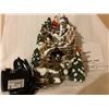 Image 1 : 1038-SANTA W SNOWMAN WATER FOUNTAIN WITH PUMP 12X8 INCHES