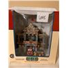 Image 2 : 1045-2004 LEMAX COLLECTIBLE CHRISTMAS VILLAGE LIGHTED HOUSE … FIRE HOUSE,,NEW IN ORIGINAL BOX