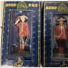 Image 7 : (7) Vintage RCMP GRC Handpainted Metal Mountie Figure