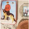 Image 2 : Royal Canadian Mounted Police ashtray tin lot Lot Plate RCMP