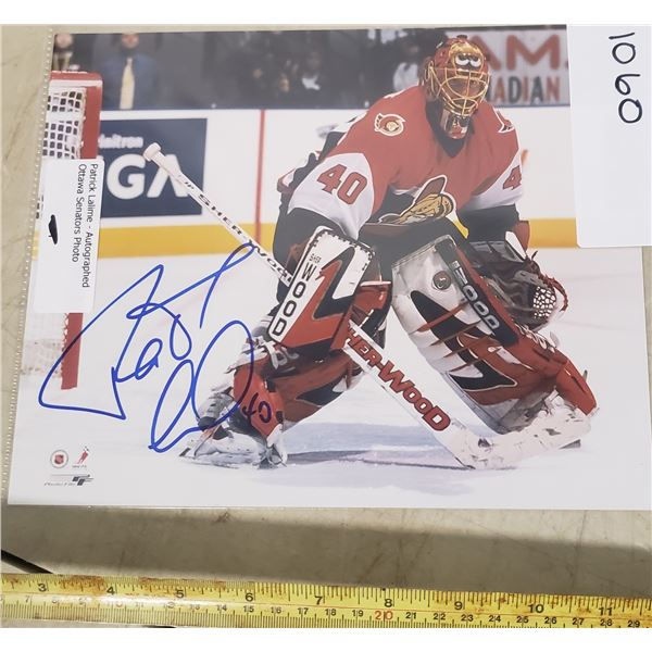 Patrick Lalime - Autographed Ottawa Senators Photo does not include COA