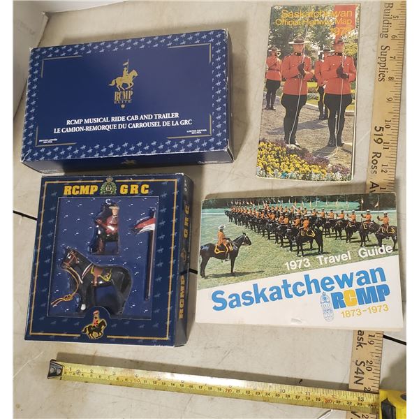 RCMP Musical Ride collection includs Cab and trailer and other NIB items 1973 items