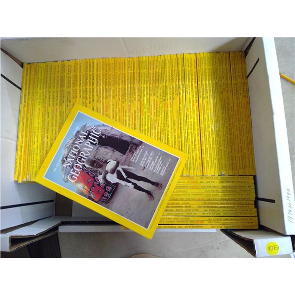 National Geographic magazines, assorted