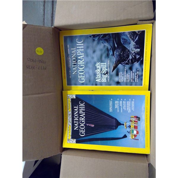 National Geographic magazines, assorted