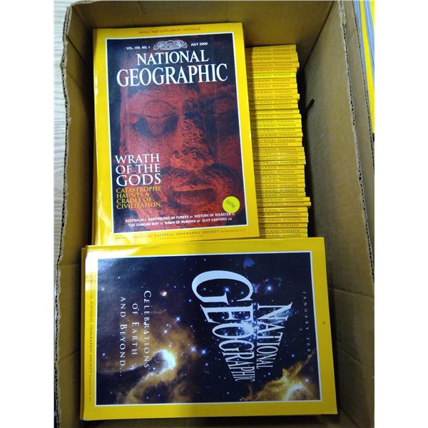 National Geographic magazines, assorted