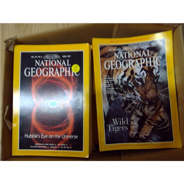 National Geographic magazines, assorted