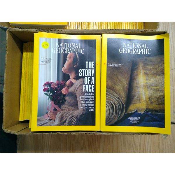 National Geographic magazines, assorted
