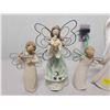 Image 2 : 4 angel ornaments (2 Willow Tree)