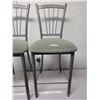 Image 2 : 2 bar heightgreen metal chairs
