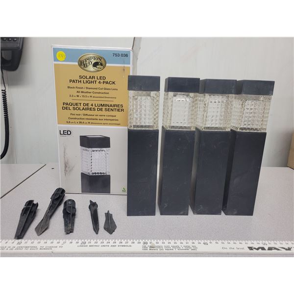 Hampton Bay solar LED path lights