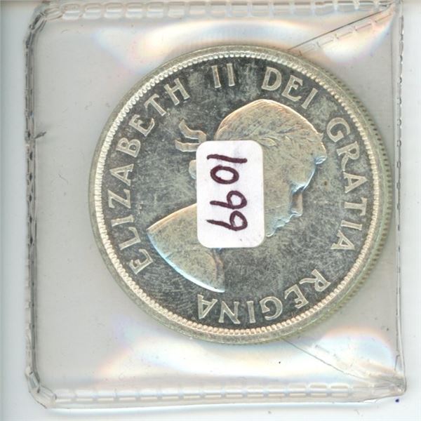 1962  silver Dollar coin $1