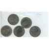 Image 2 : 5x one dollar coins $1 1969, 1972, 1974, 1982, 1983