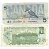 Image 2 : two bills $1, $5 one dollar bill five dollar bill