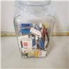 Image 1 : vintage matches, large jar includes tobacco brands and large variety