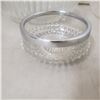 Image 2 : 4 crystal and glass bowls dishes
