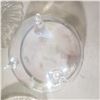 Image 6 : vintage glass crystal and other dishes, includes very nice footed etched bowl