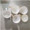Image 6 : 6 fine china teacups with matching saucers