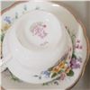 Image 3 : 6 fine china teacups with matching saucers