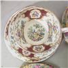 Image 13 : 4 fine china trios teacups with matching saucers