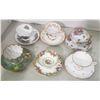 Image 16 : 6 fine china teacups with matching saucers