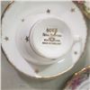 Image 5 : 6 fine china teacups with matching saucers