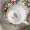 Image 7 : 6 fine china teacups with matching saucers