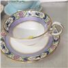 Image 7 : 6 fine china teacups with matching saucers