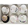 Image 9 : 6 fine china teacups with matching saucers